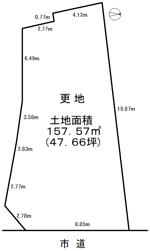 奈良市秋篠三和町1丁目/ 売土地2,980万円  <仲介手数料不要>